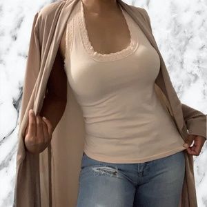 3 for $15 Pink Lace Tank Top
